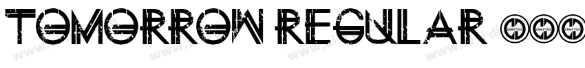 Tomorrow Regular字体转换